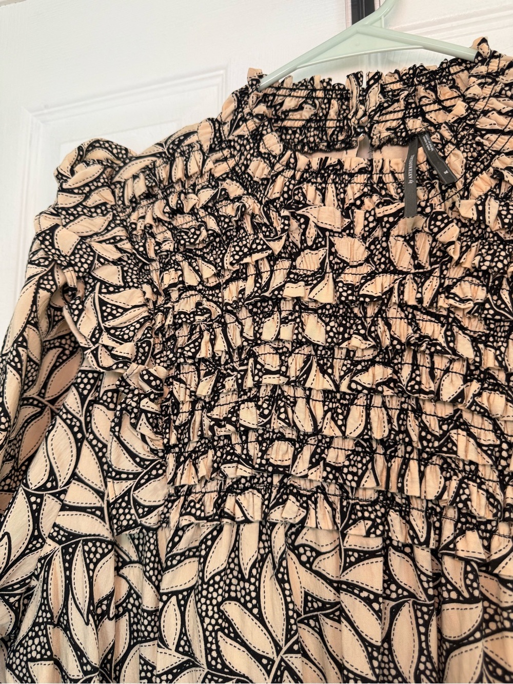 Anthropologie Long Sleeve Printed Dress - Picture 6 of 12